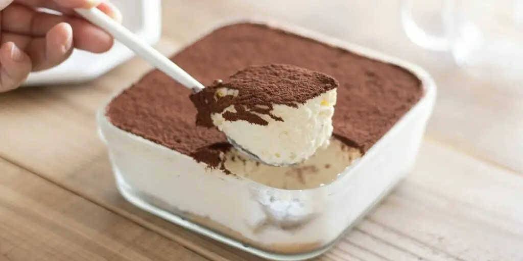 Tiramisù con crema di ricotta senza mascarpone dietetico