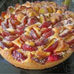 Plum cake con pasta lievitata