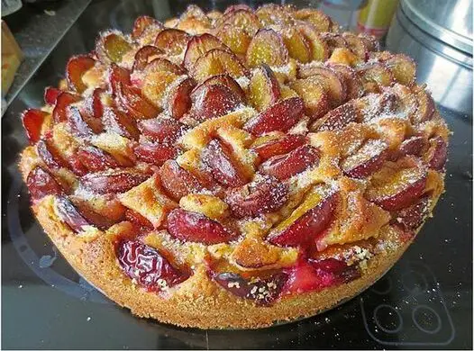 Plum cake con pasta lievitata