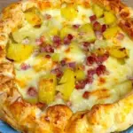 Crostata di patate, speck e formaggio in pasta sfoglia