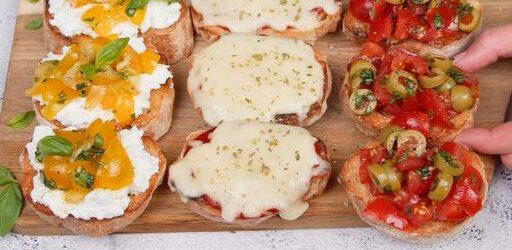 Deliziose bruschette: 3 versioni per un antipasto goloso e colorato