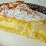 Torta di pere con glassa alla vaniglia – succosa e fresca