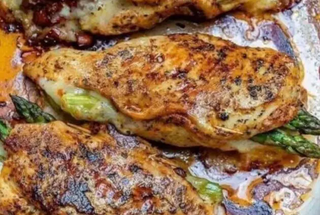 PETTO DI POLLO RIPIENO DI ASPARAGI