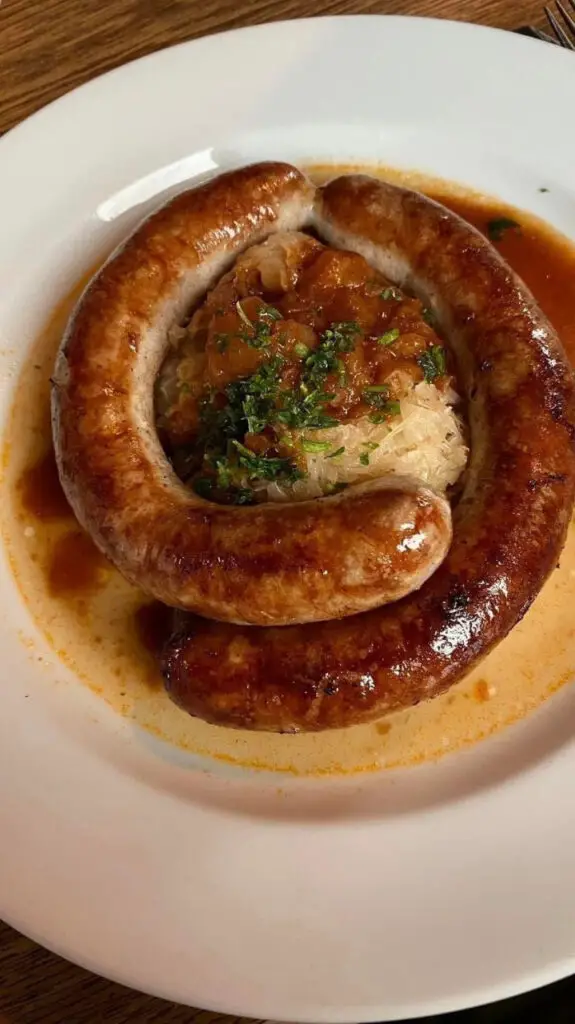 Bratwurst della Franconia