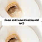 Come si rimuove il calcare dal WC?