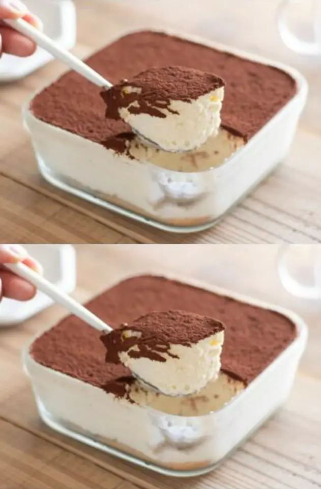 Tiramisù con crema di ricotta senza mascarpone dietetico