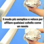 Il modo più semplice e veloce per affilare qualsiasi coltello come un rasoio