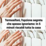 Termosifoni, l’opzione segreta che spesso ignoriamo: in 5 minuti riscaldi tutta la casa