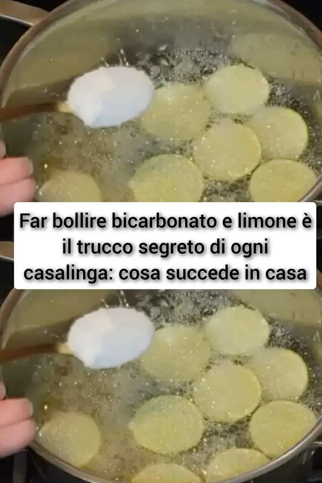 Far bollire bicarbonato e limone è il trucco segreto di ogni casalinga: cosa succede in casa