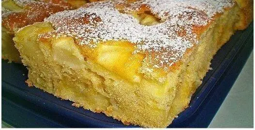 Torta di mele succosa e velocissima!