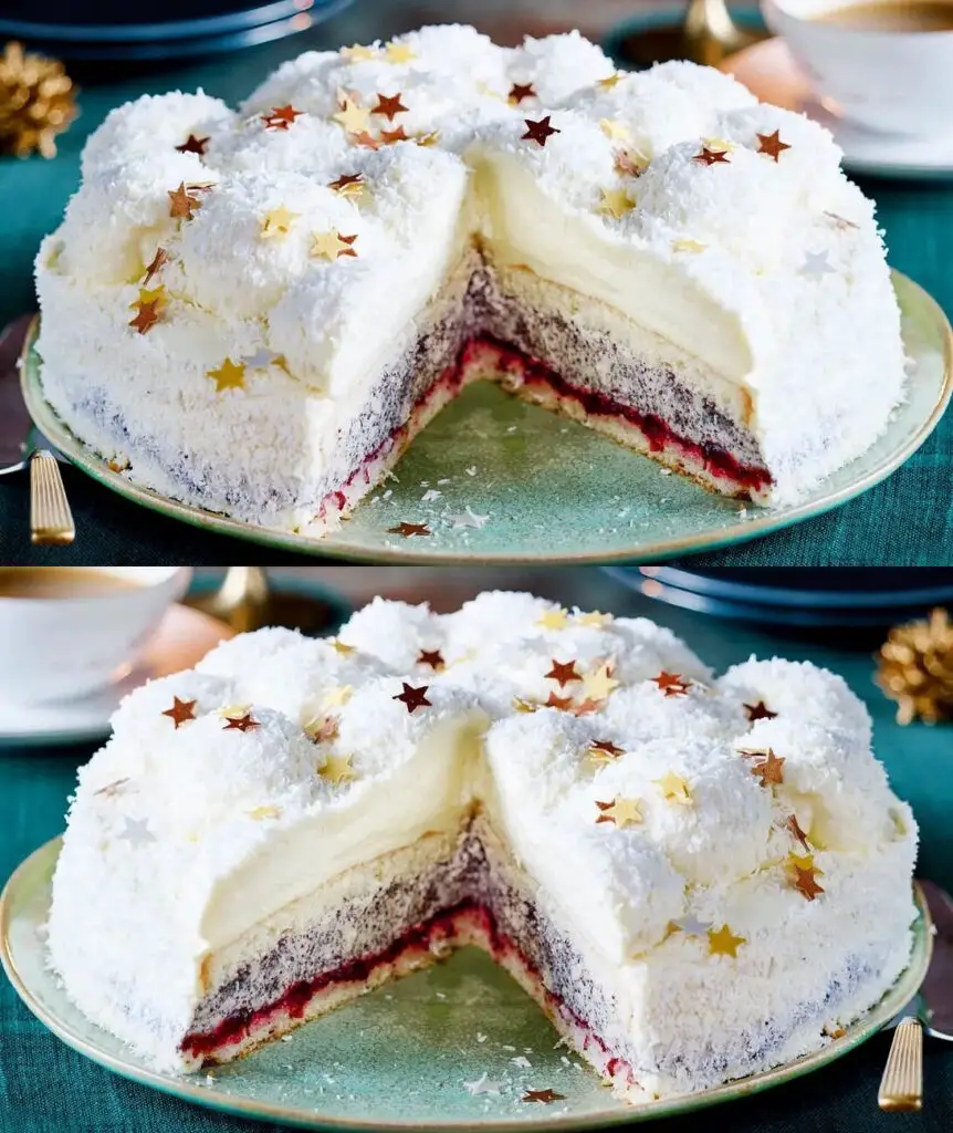 Torta di palle di neve di Natale