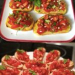 Bruschetta con pomodori e aglio