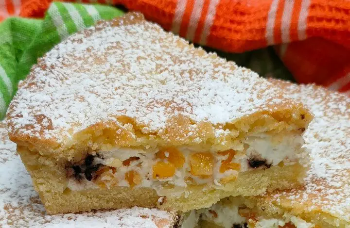 Crostata di ricotta arancia e cioccolato