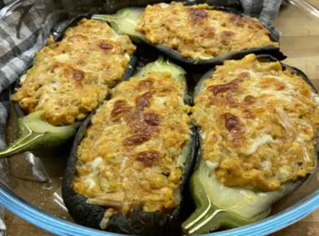 Gustose melanzane ripiene al forno