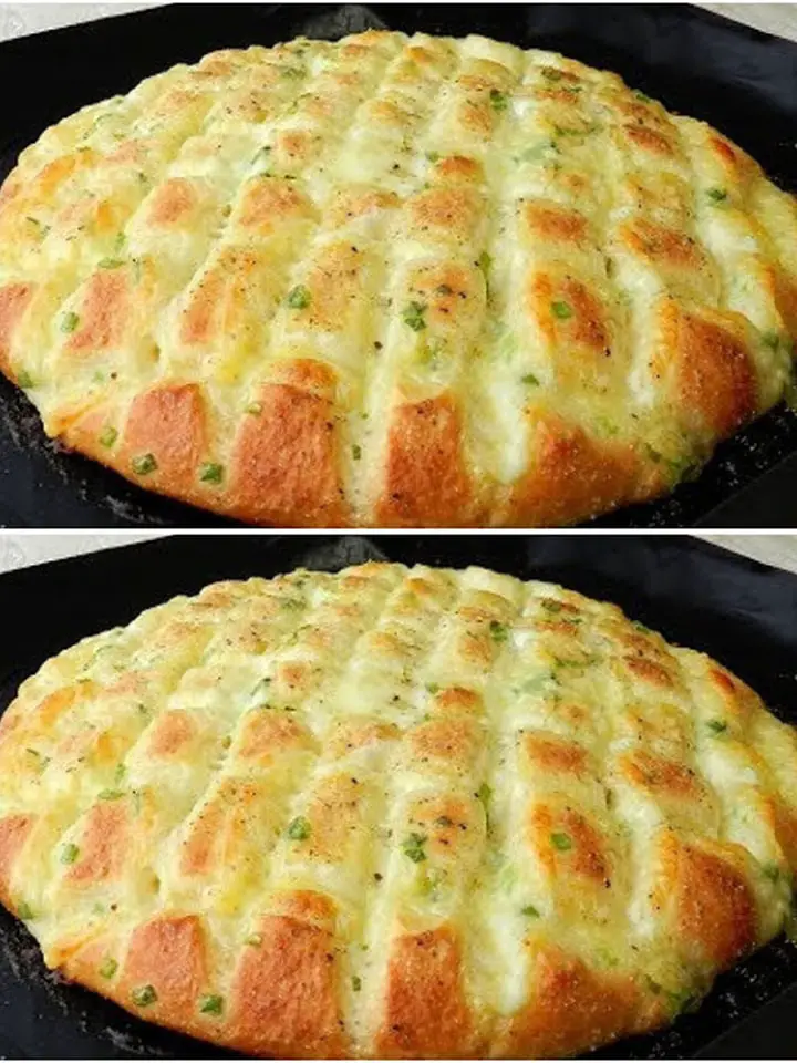 Pane alla mozzarella con aglio