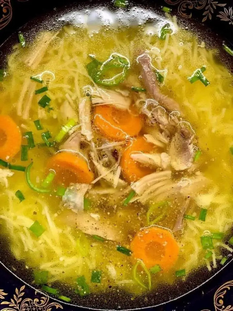 Zuppa di pollo👌 Ho bisogno che 500 persone dicano “deliziosa”😋