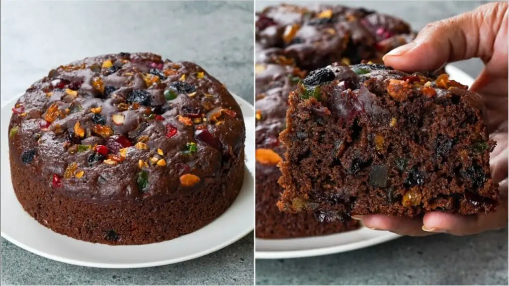 Torta al cioccolato e frutta secca