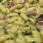 Cavatelli speck, rucola e crema di patate Ricetta di Imma Affinito