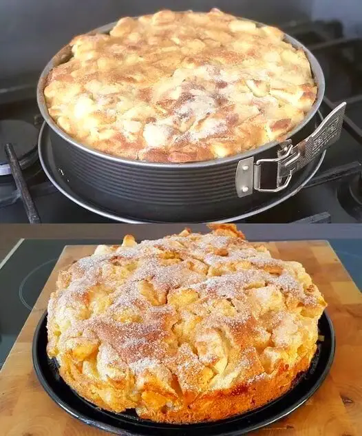 La migliore di tutto l’universo della pasticceria, una torta di mele ultra-gelata 😋