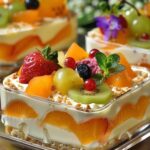 Dessert alla frutta con 3 latti