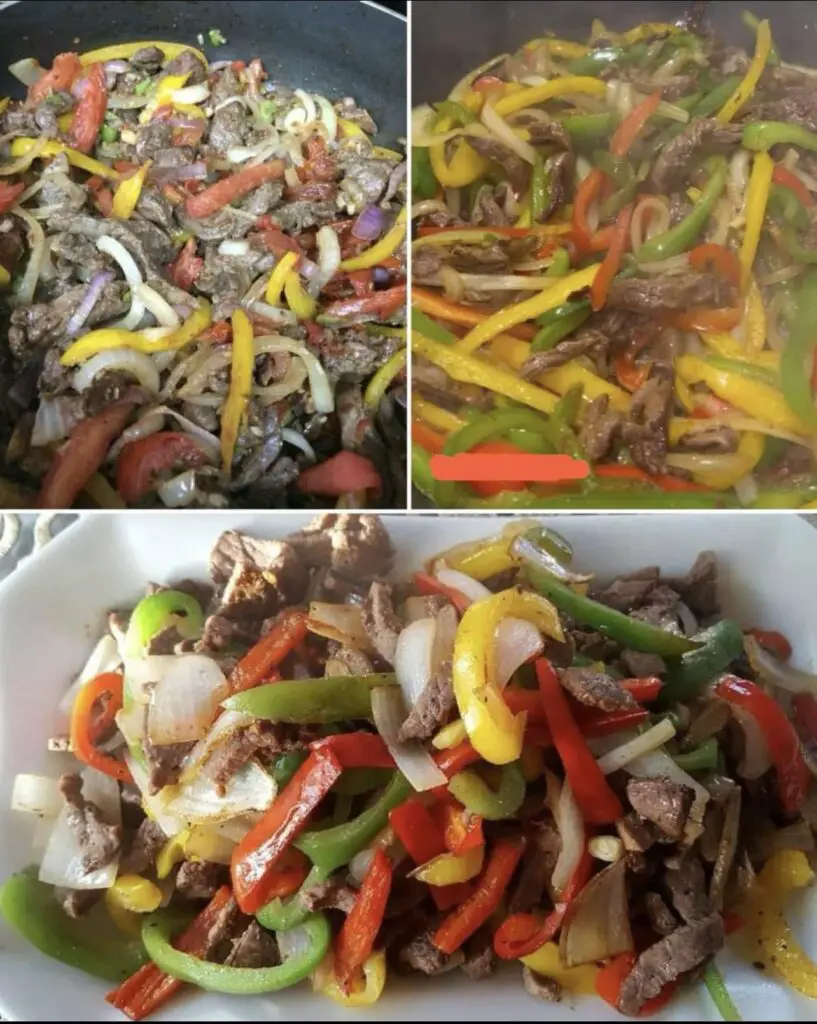 RICETTA FAJITAS DI MANZO CON VERDURE