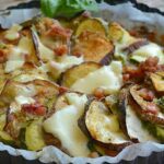 Melanzane e zucchine con pancetta e formaggio