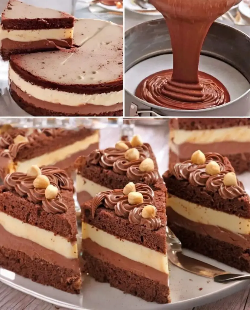 TORTA AI TRE CIOCCOLATI