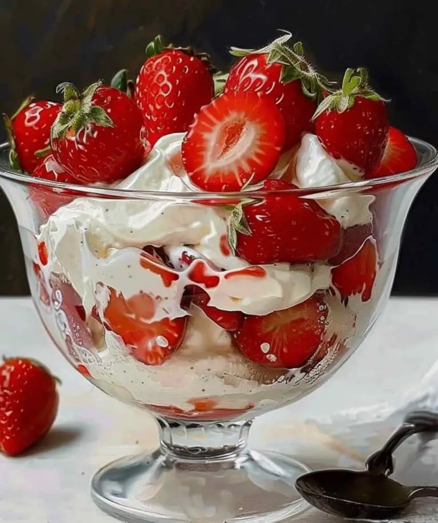 Fragole con panna* 🍓🥛🥛