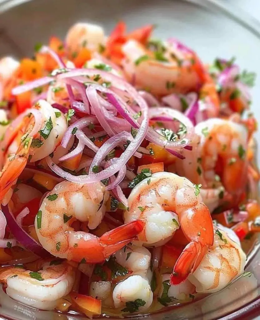 Ceviche di gamberi alla ecuadoriana