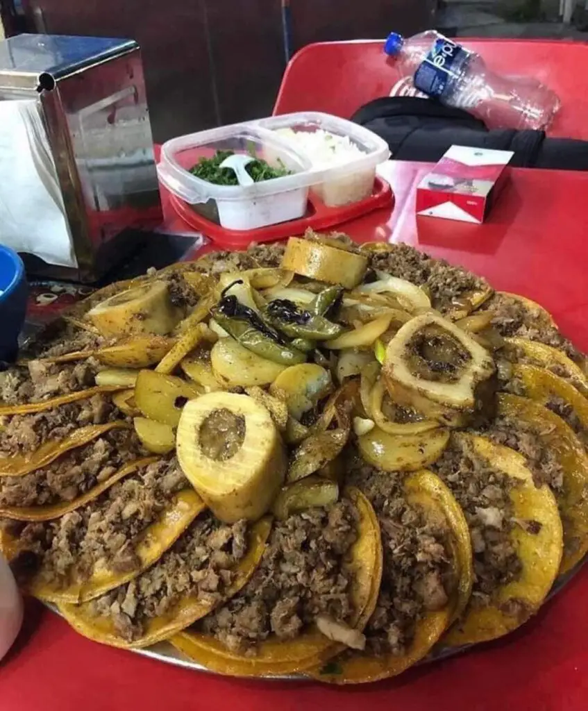 TACOS DI MANZO ARROSTO CON MIDOLLO