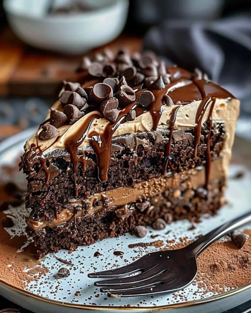 Torta al caffè e cioccolato Baileys