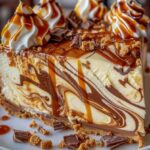 Cheesecake al caffè, cioccolato e caramello