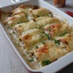 Lasagne Arrotolate con Prosciutto e Funghi