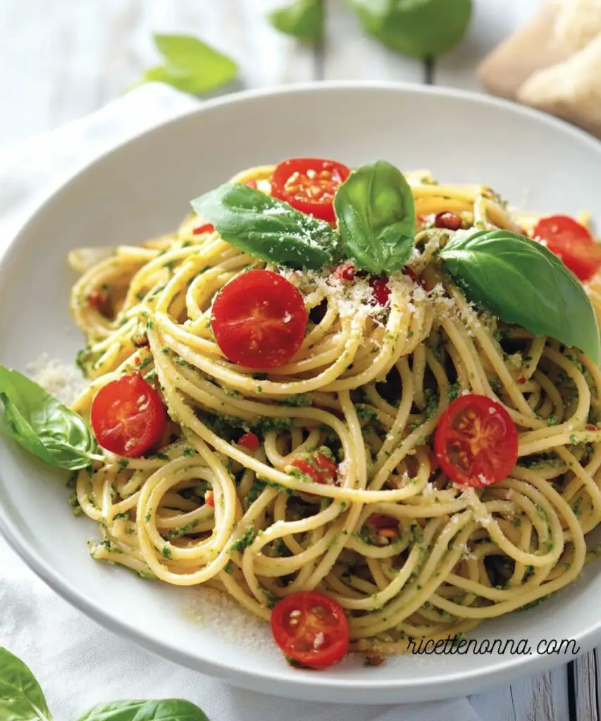 Pasta al Pesto Vegano