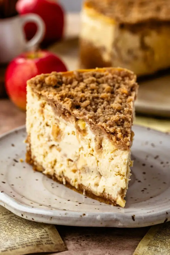 cheesecake Crumble di Mele