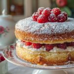 Torta di lamponi e acqua di rose: Una delizia floreale e fruttata