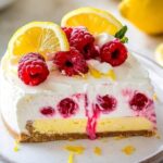 Cheesecake celestiale con lamponi: Un dessert rinfrescante per ogni occasione!