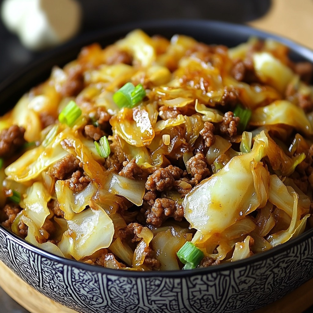 🥬 Potrei mangiare cavolo cinese con carne macinata ogni giorno 🥬Un piatto facile e veloce, perfetto per un pranzo o una cena veloce.