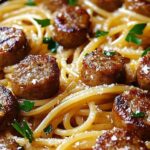 🍯🧄 Pasta appiccicosa al miele e salsiccia all’aglio dalla padella 🍝🔥