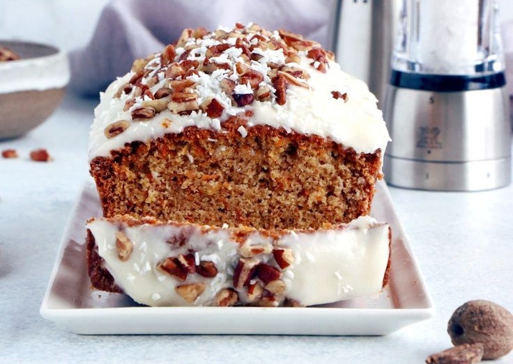 Torta sana con avena, frutta e noci 🥕🍌🥮