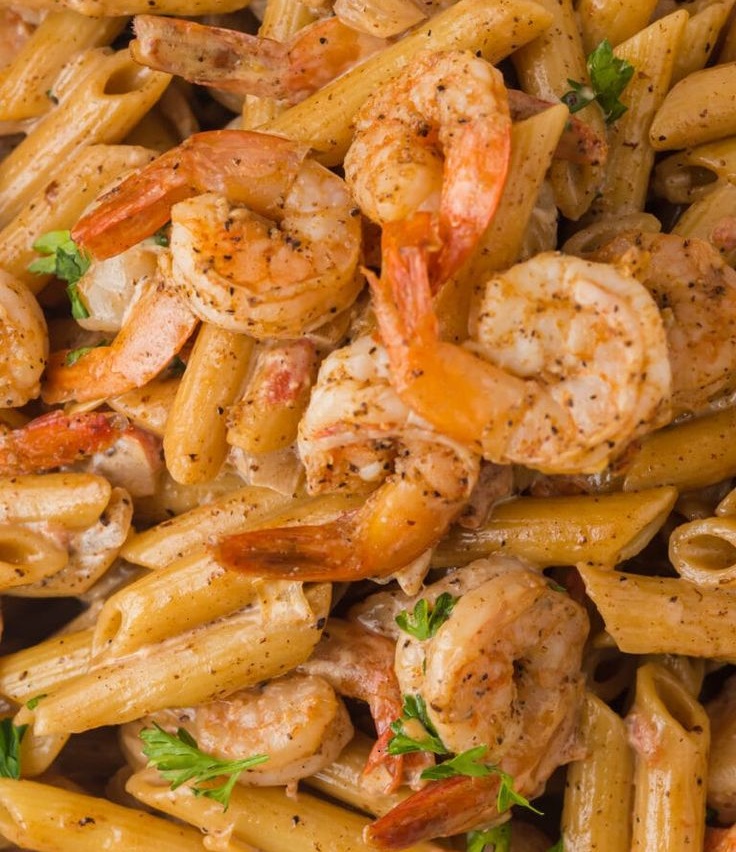 Ricetta della pasta ai gamberi alla cajun