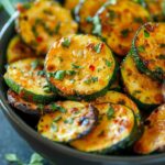 Bistecche di zucchine all’aglio al formaggio