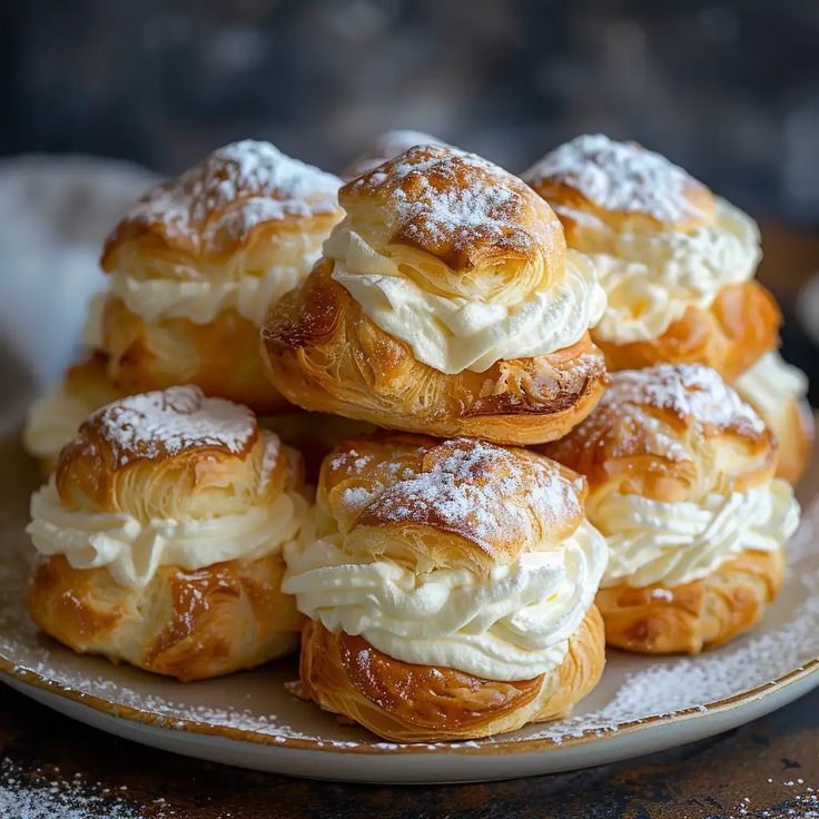 ✅ Bignè di pasta choux con panna