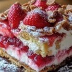 Dump cake alla cheesecake di fragole