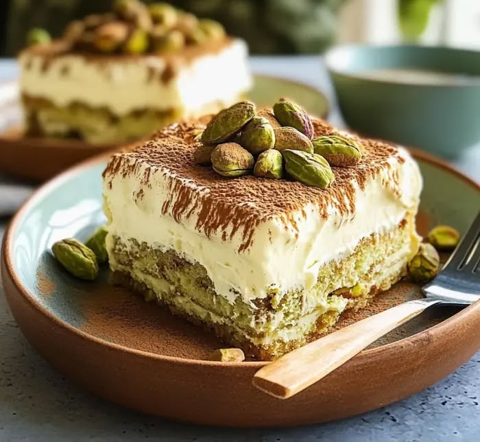 Tiramisù al pistacchio