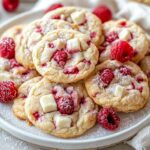 Biscotti al cioccolato bianco e lampone