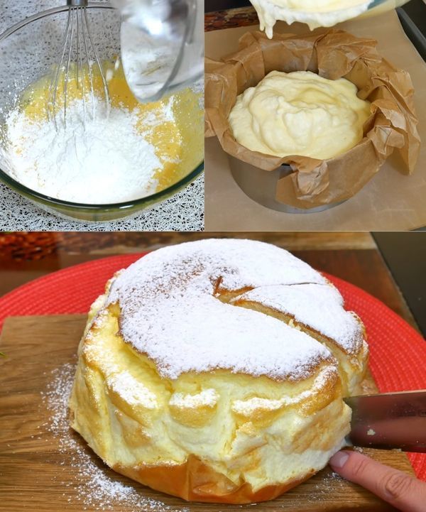 Torta nuvola senza farina