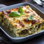 Ricetta: Lasagne vegetariane agli spinaci e ai funghi 🥬🍄