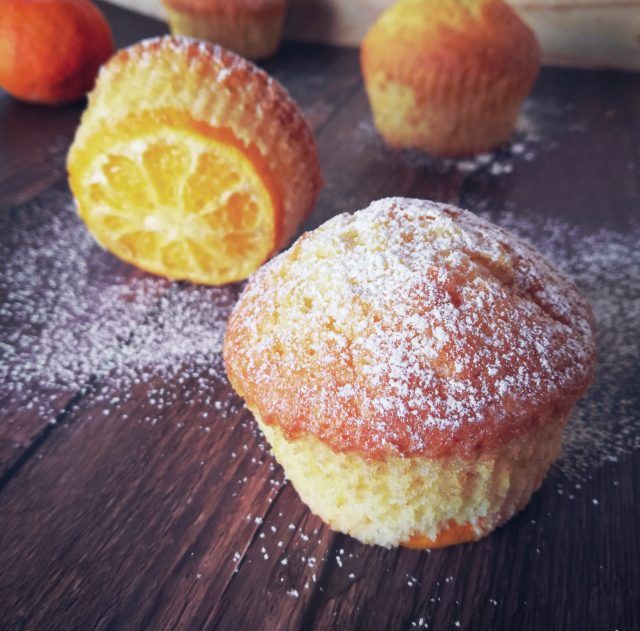 Muffin al formaggio con mandarini 250 G di quark magro