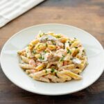 🍝🐟 Penne in salsa di salmone e panna con spinaci 🐟🍝